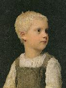 Albert Anker Bildnis eines Knaben oil